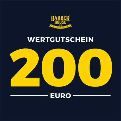 Barber House Wertgutschein 200 EUR Geschenk