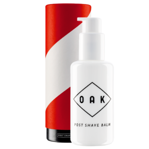 OAK Post Shave Balm - Aftershave Balsam - Barberpole und Flasche